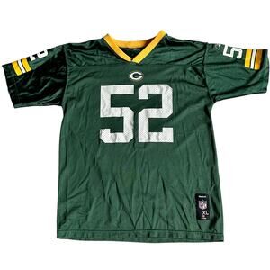 Reebok Green Bay Packers #52 Clay Matthews women’s Jersey retro football fan L